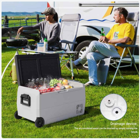 Koelbox – Draagbare Koelbox – Vriesbox – Mobiele Koelbox – 32 Liter – Dual-Zone Temperatuurregeling – 12/24V En 230V Voeding - QUORE