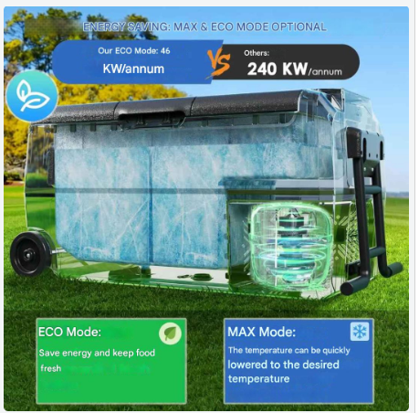 Koelbox – Draagbare Koelbox – Vriesbox – Mobiele Koelbox – 32 Liter – Dual-Zone Temperatuurregeling – 12/24V En 230V Voeding - QUORE