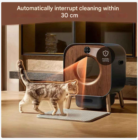 Automatische Kattenbak – Zelfreinigende Kattenbak – Slimme Kattenbak – Kattentoilet – Kattenbak Met App – Grote Inhoud – Geurverwijdering