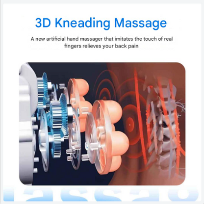 Massage Bureaustoel – Ergonomische Bureaustoel – Relax Stoel – Werkstoel – 3D Massage – Memory Foam Rugkussen – Verstelbare Rugleuning