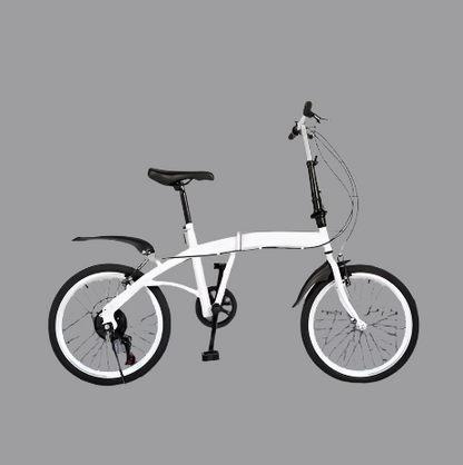 Opvouwbare Fiets – Stadsfiets – Vouwfiets – Compacte Fiets – 20 Inch – 7-Speed Versnellingen – Lichtgewicht Carbonstaal
