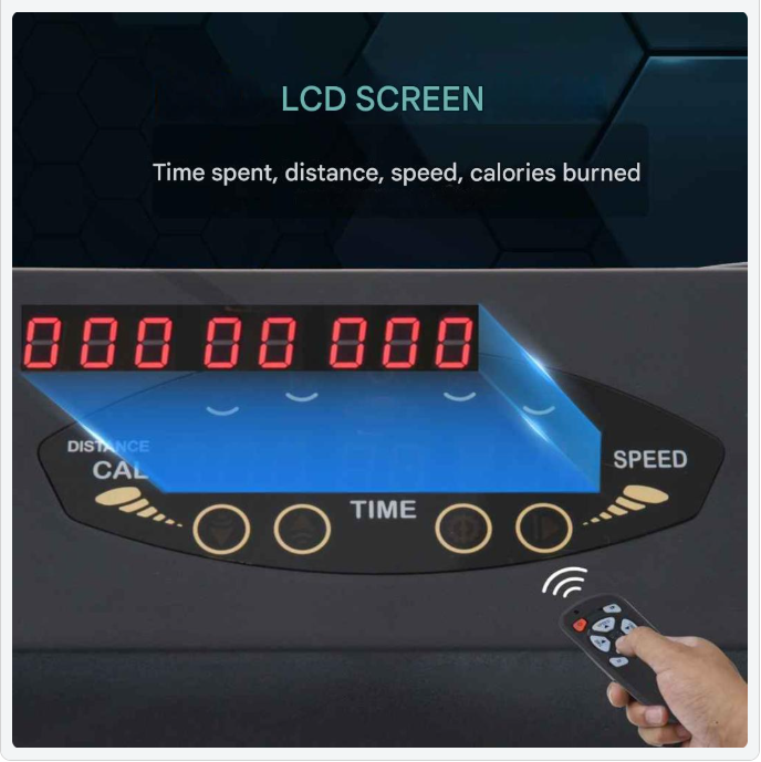 Elektrisch Loopband – Compact Loopband – Inklapbaar Loopband – Loopband Voor Thuis – Snelheid 1-6 Km/u – Veilig Met Noodstop