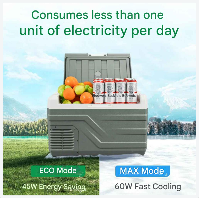 Draagbare Koelbox – Mobiele Koelkast – Camping Koelbox – Auto Koelbox – 25L Inhoud – Koelen Tot 0°C – Vriezen Tot -20°C - QUORE