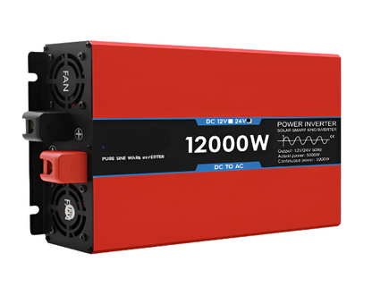 Omvormer – Spanningomvormer – Power Inverter – DC AC Converter – Zuivere Sinusgolf – 12V/24V Input – 230V Output – 2300W tot 5000W Continu Vermogen
