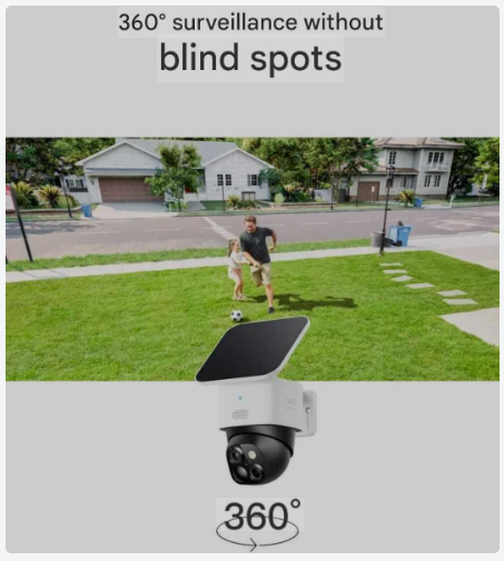Beveiligingscamera – Wifi Camera – Surveillance Camera – Bewakingscamera – Draadloze Camera – 5 Megapixel Dual-Lens – 360° Panoramic View