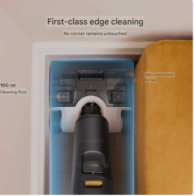 2-in-1 Vloerreiniger – Draadloze Stofzuiger – Elektrische Mop – Snoerloze Schoonmaker – HEPA Filter – 4000mAh Batterij – 20.000 Pa Zuigkracht