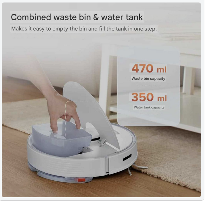 Robotstofzuiger – Dweilrobot – Stofzuigrobot – Automatische Stofzuiger – Schoonmaakrobot – 4200 Pa Zuigkracht – Elektronische Watertank 350 ml