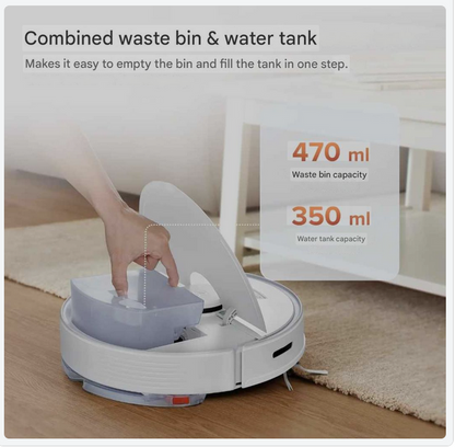 Robotstofzuiger – Dweilrobot – Stofzuigrobot – Automatische Stofzuiger – Schoonmaakrobot – 4200 Pa Zuigkracht – Elektronische Watertank 350 ml