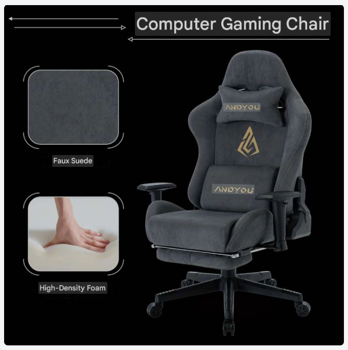 Draaistoel – Lounge Stoel – Bureaustoel – Fauteuil – Zithoek Stoel – Zachte Pluche Bekleding – 360 Graden Draaibaar
