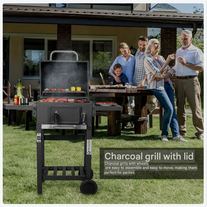 Double Tablet BBQ Grill – Barbecue – Grill – Smokey – Buitenkeuken – Dubbele Grilltafels – Temperatuurmeter – Stevig Metaal