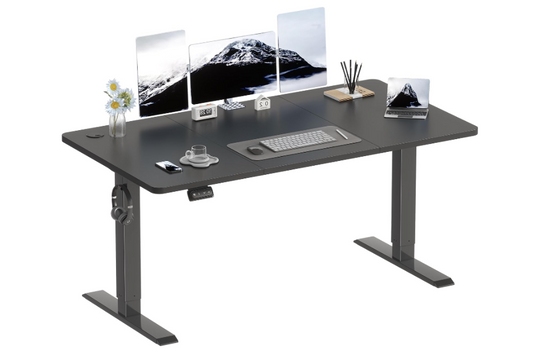 Elektrisch Verstelbaar Bureau – Staand Bureau – Zit Sta Bureau – Werkbureau – Computertafel – 140x60 cm – Met Geheugenfunctie – Stabiel Met T-Poot