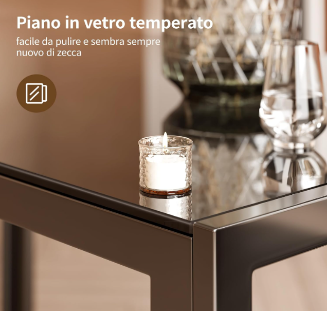 Eettafelset – Tafel En Stoelen – Dinerset – Eetkamerset – Zwarte 7-Delige Set – Gehard Glazen Tafelblad – Comfortabele Zachte Stoelen