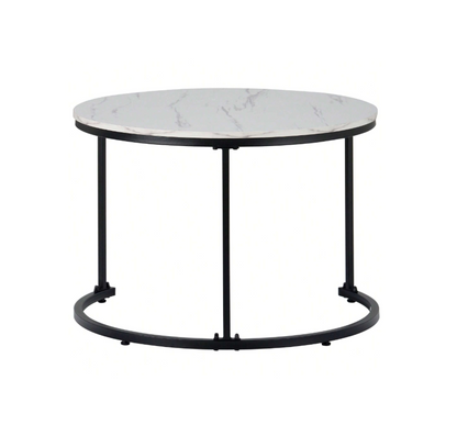 Koffietafel - Table - Coffe table - Living Room Table - Moderne minimalistische stijl - Combinatie salontafelset - Home Leisure Table - Eenvoudige hoge salontafel - Wit