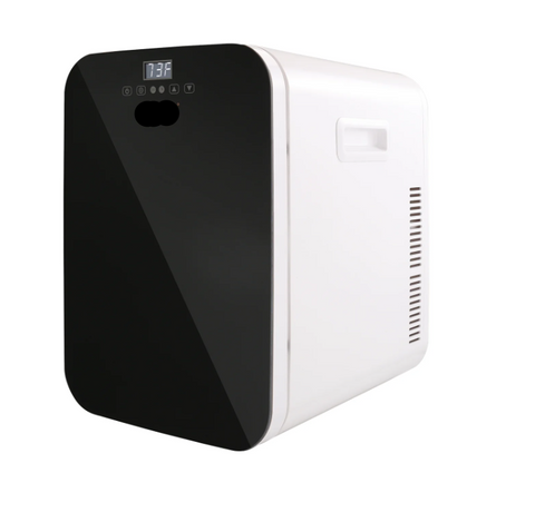 Mini koelkast - Tafelmodel koelkast - Draagbare vriezer - Minibar - 20 liter - Stille koelkast - Energiezuinige koelkast - Mini Beauty koelkast - Huidverzorging bewaren - Zwart