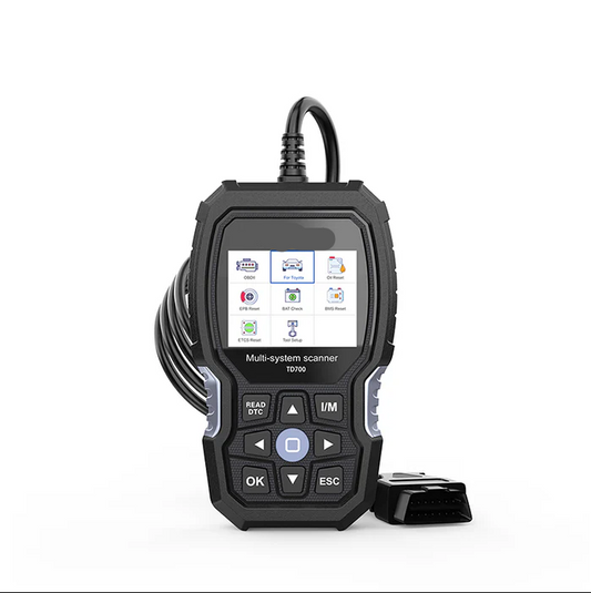 Ancel - LD700 - OBD2 Scanner - Diagnosecomputer - Storing Verwijderen - Uitleesapparatuur Auto - Diagnose Auto - Diagnosetool voor alle systemen ABS EPB TPMS DPF - QUORE