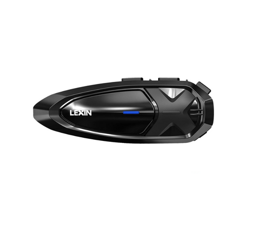 Lexin - GTX 1 -  Motorfiets Intercom - Motorhelm - Bluetooth - Headsets - Handsfree - Communicator - Interphone - Voor 10 ruiters -1 stuks - 2000M - QUORE