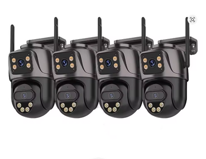 Beveiligingscamera – Camerabewaking – Bewakingscamera – IP-camera – CCTV – 8CH NVR 4PCS 6MP – AI Persoonsdetectie en 270° Pan-Tilt Zoom