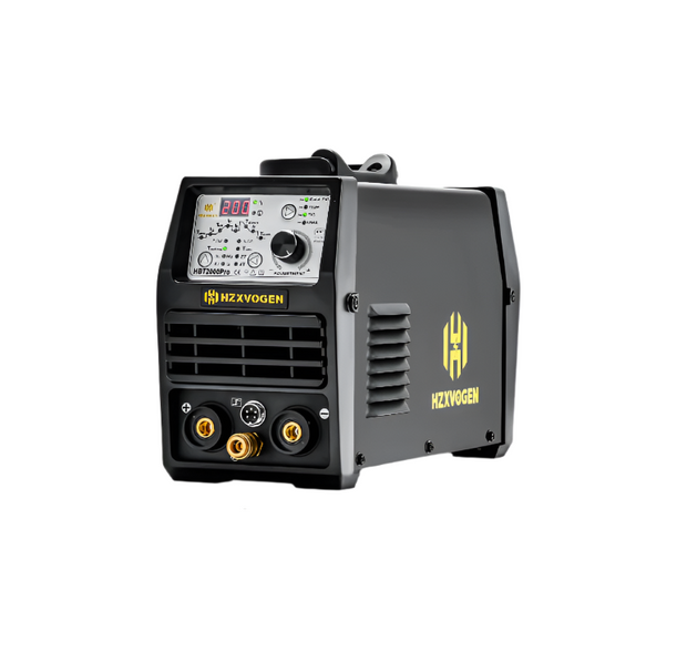 Hzxvogen - HBT2000P - Elektrisch lasapparaat - 200A - 4 in 1 - Aluminium Tig-lasmachine - ARC-kracht 2T-4T - Zwart