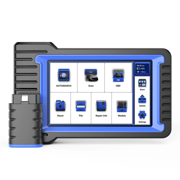 VO7S - OBD2 Scanner - Diagnosecomputer - Uitleesapparatuur Auto - Storing Verwijderen - Volledige systeemdiagnose - Diagnose Auto - Autodiagnosetool - Bidirectionele ECU-codering - Zwart