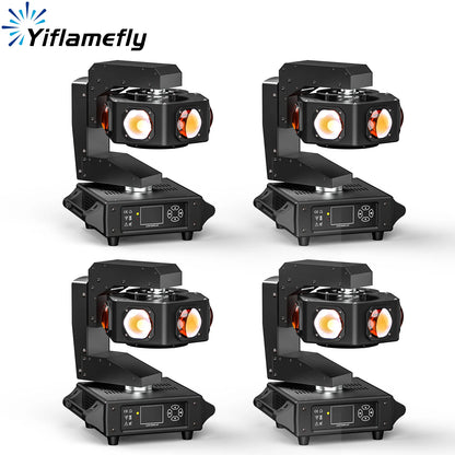 Moving Head – Movinghead – Discolamp – Podiumverlichting – DJ Verlichting – 4 Stuks 240W RGBW LED’s – 360° Oneindige Rotatie - QUORE
