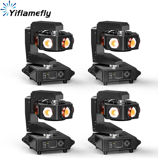 Moving Head – Movinghead – Discolamp – Podiumverlichting – DJ Verlichting – 4 Stuks 240W RGBW LED’s – 360° Oneindige Rotatie - QUORE