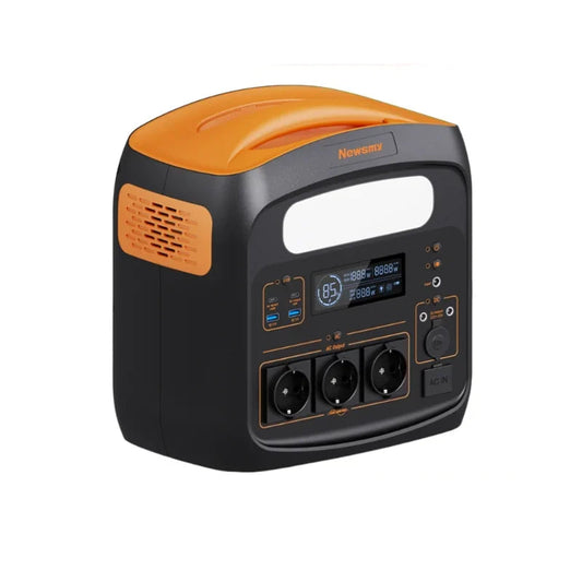 Powerbank – Powerstation – Mobiele Accu – Zonne-energie Generator – 1100Wh Capaciteit – 1200W Pure Sinusgolf Inverter