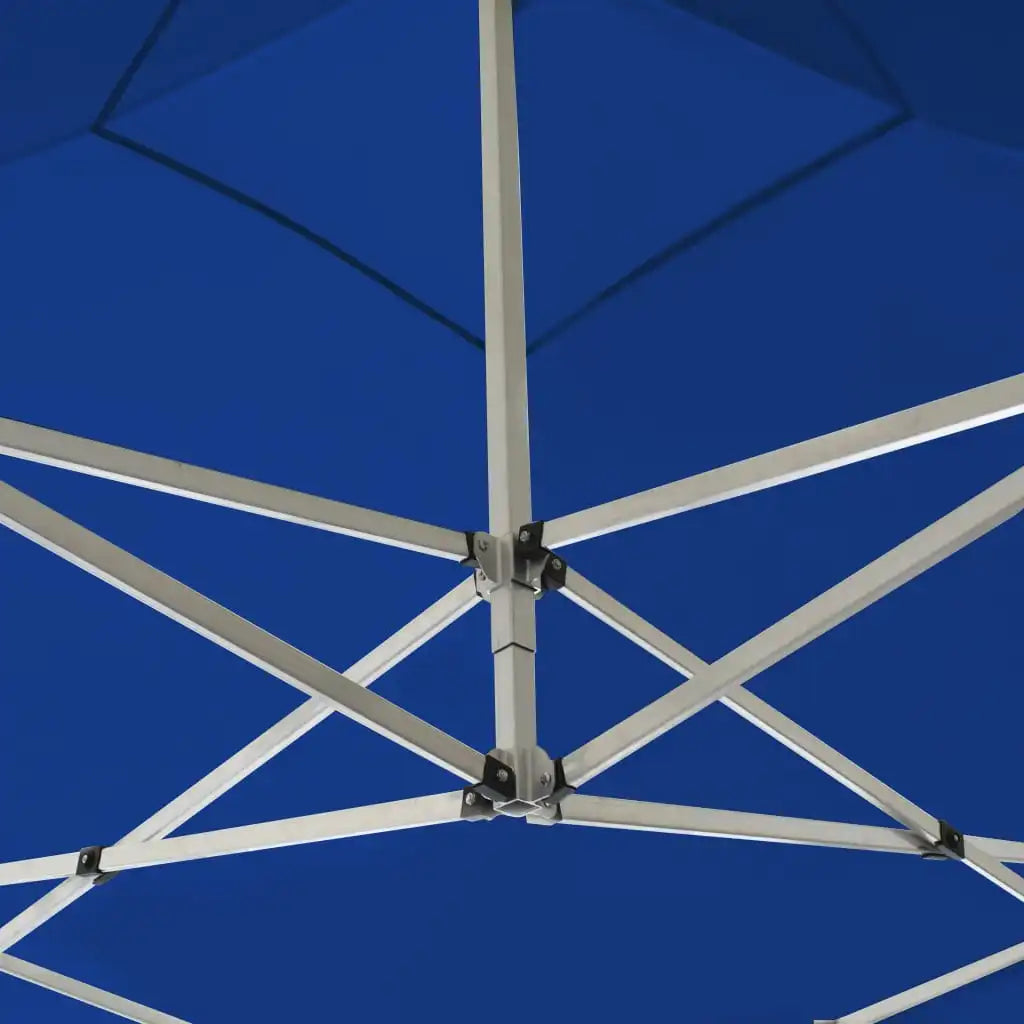Tuinpaviljoen –  Partytent – Aluminium Vouwtent – Schaduwdoek – Markttent – Waterbestendig Dak – Lichtgewicht Frame – 3x3 Meter - Blauw