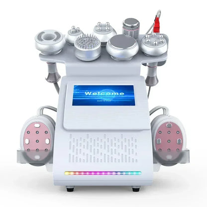 Multifunctionele Ultrasone Body Slimming Machine – Huidverzorgingsapparaat – Vetverbrander – Lichttherapie – Huidversteviger – 80 kHz Cavitatie – 7-Inch Touchscreen