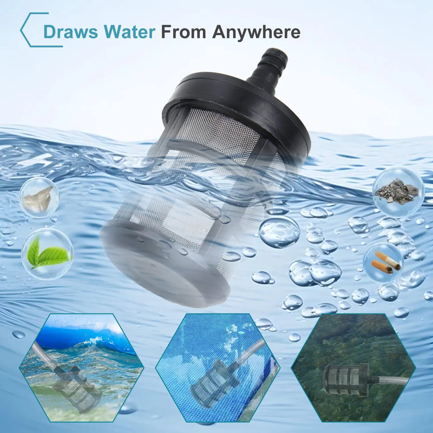 Hogedrukreiniger - Hogedruk Auto-Wasser - Hogedrukspuit - Draadloze - 3500W - 18V - 200Bar - 6-in-1 Mondstuk - 1 Accu - Grijs