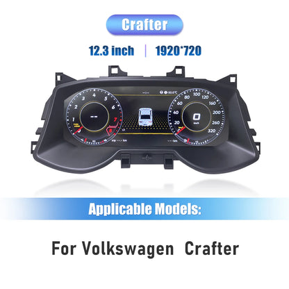Digitale Dashboard Cluster – Digitaal Instrumentenpaneel – Digitale Meters – Digitaal Cockpit Display – Auto Dashboard Paneel – 12,3 Inch HD IPS Scherm – Plug & Play Installatie – Variant Superb MK3 2014-2020