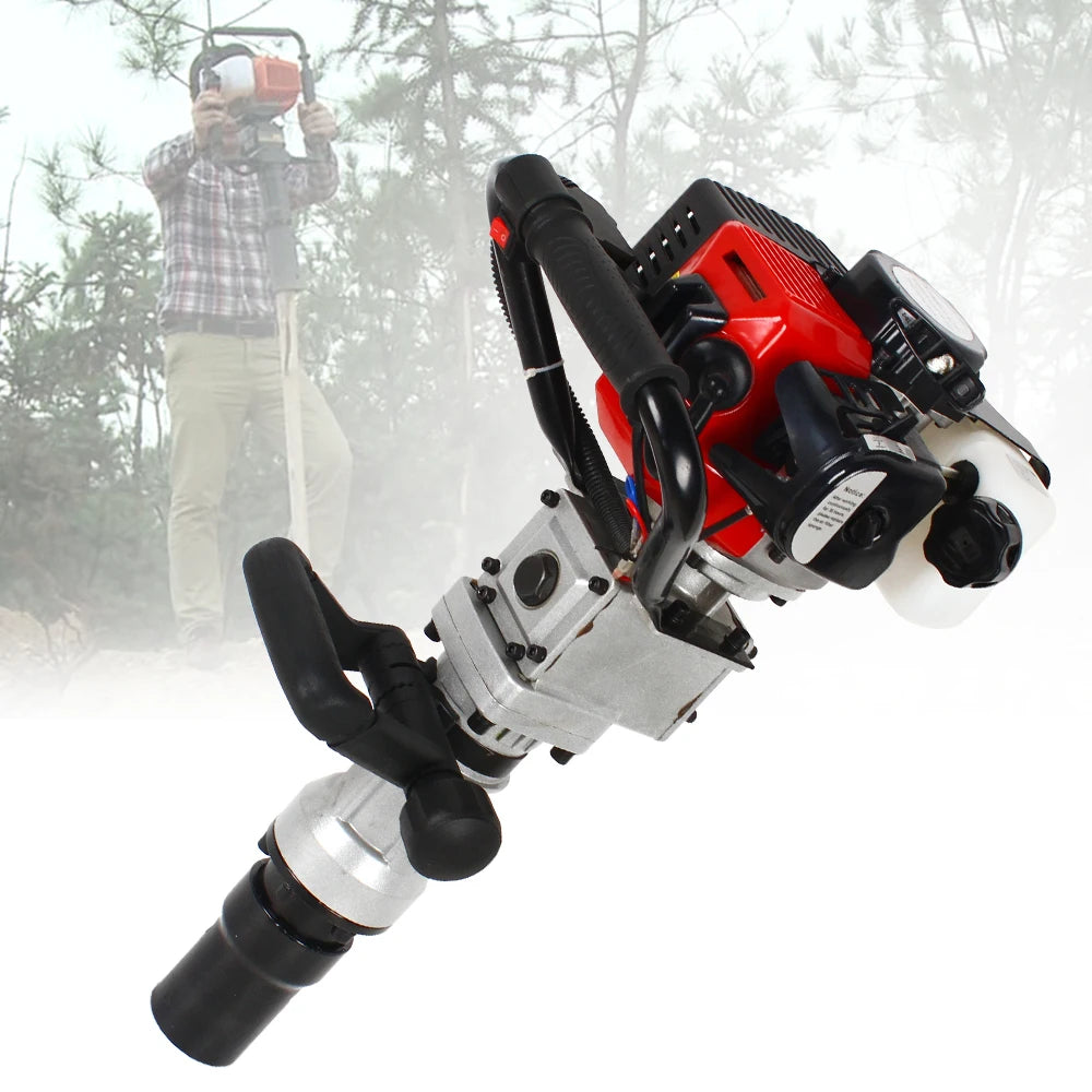 Benzine Hamer – Paalhamer – Paaldrammer – Paalslager – 900W Motor – 32,7cc Motor – Anti-Slip Handgreep