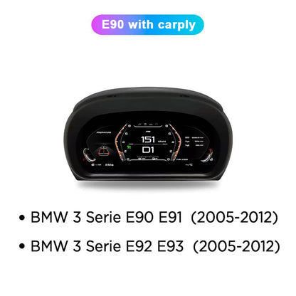 Dashboard Display – Digitaal Instrumentenpaneel – Auto Cockpit Scherm – Digitale Snelheidsmeter – Virtuele Meter – 12,3 Inch LCD – 1920 x 720 Resolutie – Met Apple CarPlay Variant