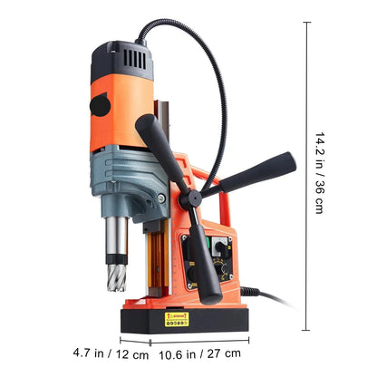 Magneetboormachine - Elektrische Boorpers - Magnetische Boormachine - Boormachine - Industriële Kernboormachine - 50mm Boordiepte - 50mm Boordiameter - 1550W - 810RPM - Voor Staal en IJzer - 1 Boor