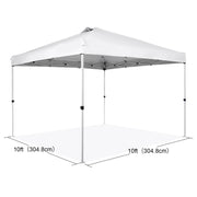 Canopy Tent - Canopy - Party Tent - Canopy Awning - Canopy - Pop Up Canopy Tent - with Portable Roll Bag and 4 Sandbags Waterproof and Sun-Proof Gazebo - 10x10ft White
