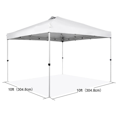 Canopy Tent - Canopy - Party Tent - Canopy Awning - Canopy - Pop Up Canopy Tent - with Portable Roll Bag and 4 Sandbags Waterproof and Sun-Proof Gazebo - 10x10ft White