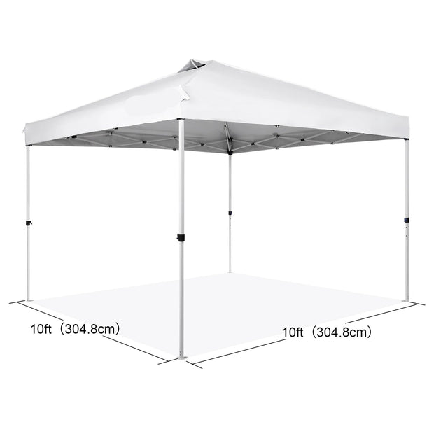 Canopy Tent - Canopy - Party Tent - Canopy Awning - Canopy - Pop Up Canopy Tent - with Portable Roll Bag and 4 Sandbags Waterproof and Sun-Proof Gazebo - 10x10ft White