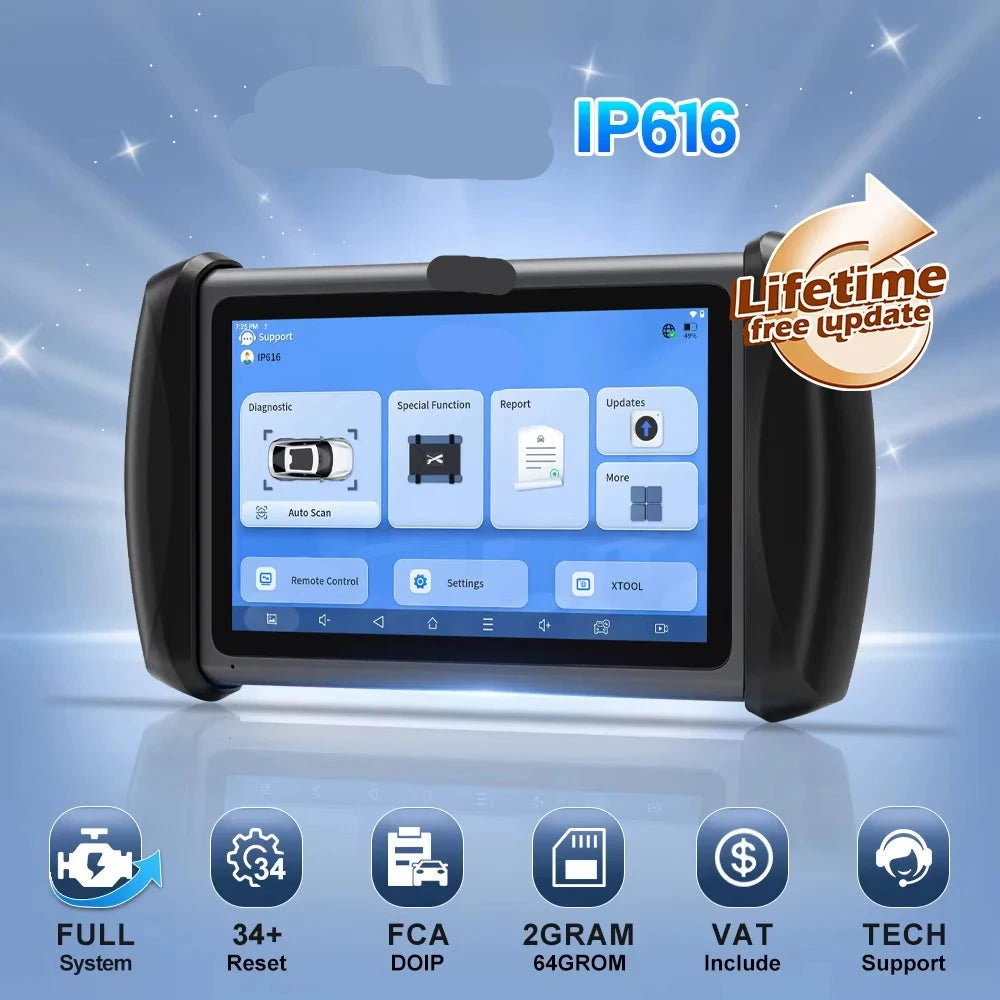 Auto Diagnoseapparaat – OBD Scanner – Voertuig Diagnosetool – Auto Scanner – 34+ Resetfuncties – 7-Inch Touchscreen - QUORE