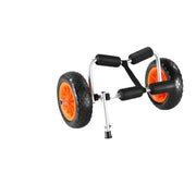 Vevor - Handtrailer Boot - Boottrailer Dolly - Dolly - Heavy Duty Kayak Cart - 250 lbs Laadvermogen - Opvouwbaar - Kano Trolley Cart 10'' Massieve Banden voor Kayaks Kano's - Zwart