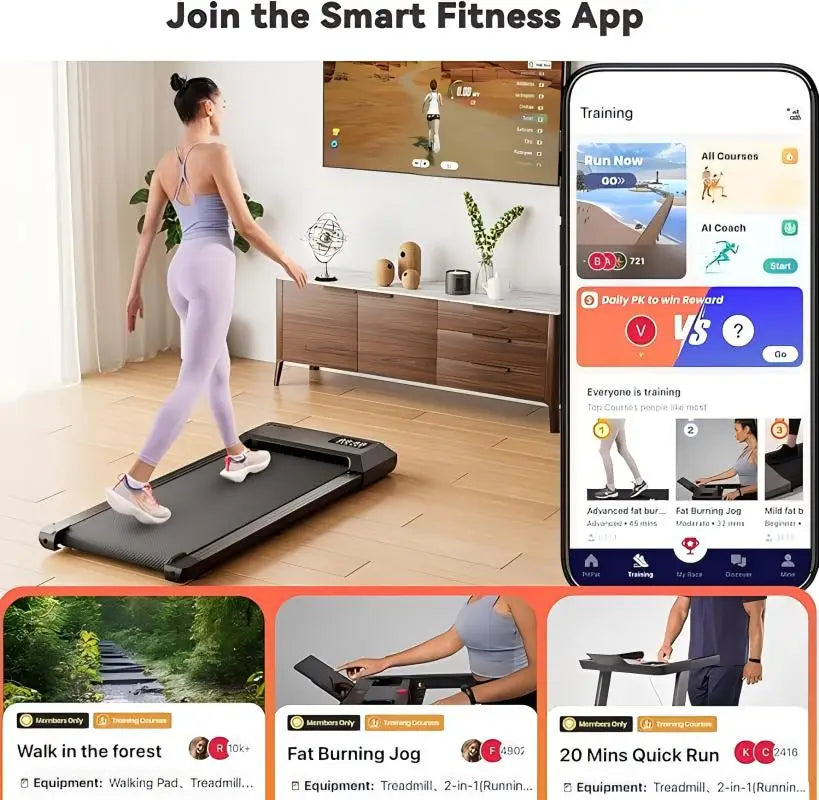 Loopband - Elektrisch - Walkingpad - Band - Joggen - Wandelen - Onder-bureau - Compact Fitnessapparaat - Cardio Training - 15.75 x 35.43 Inch - voor Thuis - Kantoor - Roze