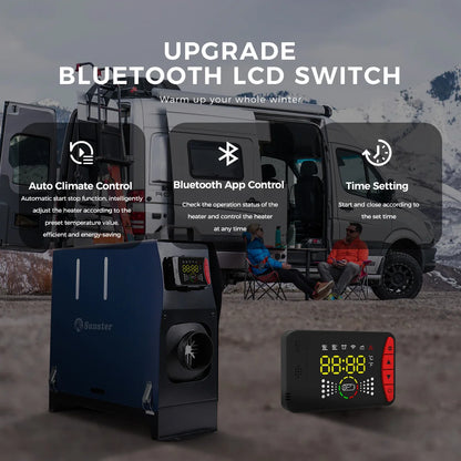 Dieselkachel – Dieselverwarmer – Mobiele Kachel – Caravan Kachel – Compact Formaat – 5 Liter Tank – Intelligente Thermostaat