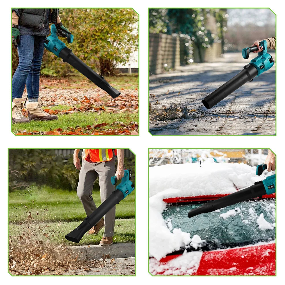 Bladblazer - Bladzuiger - Elektrische - Brushless  - 30000RPM - Air Duster - Tuingereedschap - Handzame 3-Standen Tuin- en Stofblazer – Inclusief 2x 18V Accu - QUORE