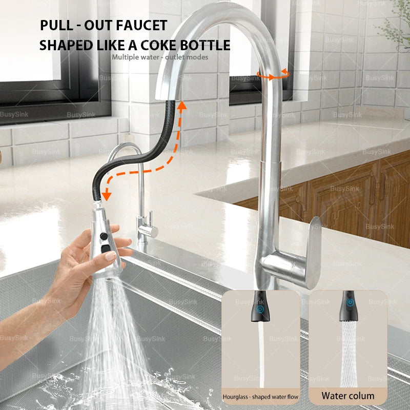 Silver Kitchen Sink 304 Stainless Steel Large Single Slot Undermount Multifunction Dishwashing Sinks 31.5x18.9 inch