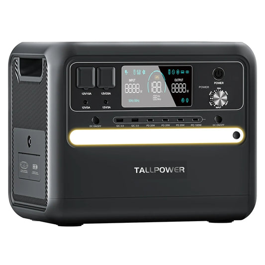 Draagbare Power Station – Mobiele Stroomvoorziening – Noodstroom – Energieopslag – 2160Wh Capaciteit – 2400W Output - V2400