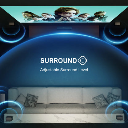 Soundbar – Home Cinema Speaker – Surround Geluidssysteem – Wireless Subwoofer – Bluetooth Soundbar – 7.1 Kanaals Surround – 410W Krachtige Output