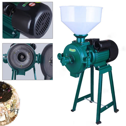 Elektrische Graanmolen – Graanmaler – Maalmachine – Voermolen – Maismolen – 2200W Motor – 1400 Toeren Per Minuut