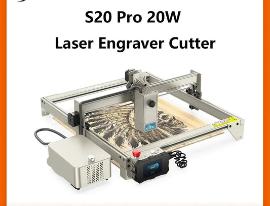 Lasergraveermachine – Laser Cutter – Gravure Machine – Houtgraveur – Metaalgraveur – 20W Krachtig Lasersysteem – 0,08 Mm Precisie