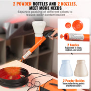 Poedercoating Set - 50KV - 30 PSI - Elektrostatisch - Poedercoating Apparatuur voor thuis- en commerciële productie - QUORE