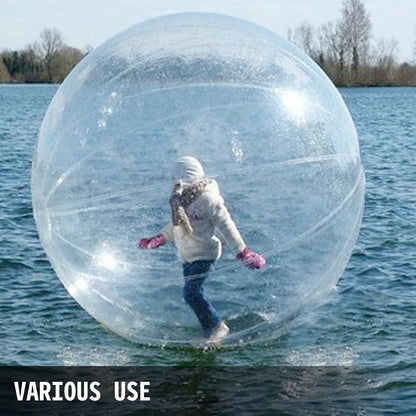 Water Lopen Bal - Water Walking Ball - Bal voor op het Water - Opblaasbaar - 2 meter - Waterdicht - Zwembad - Transparante PVC Zorb Bal met Luchtpomp voor  Strand of Pretpark