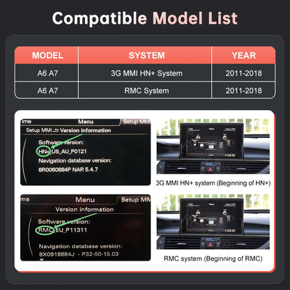12,3 Inch Multimedia Touchscreen – Autonavigatie Display – Infotainmentsysteem – CarPlay Android Auto – Draadloze Connectiviteit – Hoge Resolutie – Linux Besturingssysteem – Audi A6 A7 2011-2018 RMC Variant