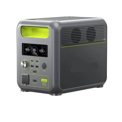 Powerstation - Generatoren - Aggregaat - Stroomgenerator - Generator - 1200W - 1024Wh Capaciteit - Draagbare Power Station - LiFeMnPo4 Batterij – 3 LED Lichtmodi – 7 Uitgangen – BMS Bescherming